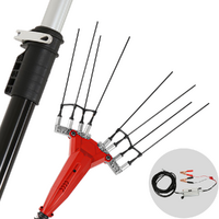 GeoTech Picker 550 EVO - Abbacchiatore elettrico 230/310 cm a batteria tipo auto con cavo in dotazione - Asta telescopica in alluminio