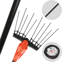 Bahco BCL51 12V - Abbacchiatore elettrico 230/330 cm a batteria tipo auto con cavo in dotazione - Asta fissa in alluminio + prolunga