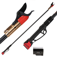 Blue Bird HPS 22-220 - Forbice elettrica da potatura su asta da 220 cm -  21.6V 2.5Ah - Diametro di taglio 40mm