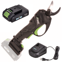 Ribimex PRBAT20/SEC - Forbice elettrica da potatura - 20V/2Ah - Diametro di taglio 25mm