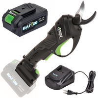 Ribimex PRBAT20/SEC - Forbice elettrica da potatura - 20V/4Ah - Diametro di taglio 25mm