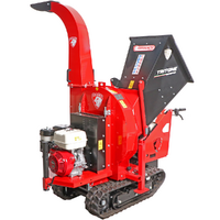 Ceccato Tritone Monster Cingo - Biotrituratore semovente a cingoli - Motore Honda GX390