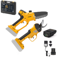 Stiga SP 100e Kit - Kit Potatore a batteria + Forbici elettriche da potatura - 20V/2Ah - Diametro di taglio 50mm