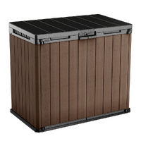Keter Store it Out Darwin marrone - Box porta attrezzi da giardino - 140x80x120 cm