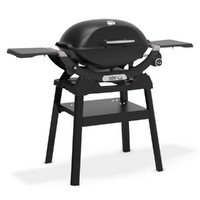 Weber Q1200N - Barbecue a gas con ripiani laterali e supporto accessori