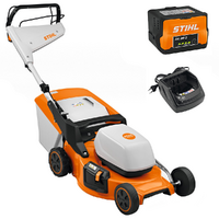 STIHL RMA 253 T - Tagliaerba trazionato a batteria Taglio 51 cm - Batteria e caricabatterie
