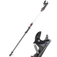 JOLLY ITALIA Elio - Forbicione da potatura telescopico professionale - 168cm/268cm - Ø35mm