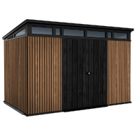 Keter Signature Venetian 11x7 - Casetta da giardino - Con porta doppia anta - 340x218x226 cm