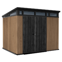 Keter Signature Venetian 9x7 - Casetta da giardino - Con porta doppia anta - 277x218x226 cm