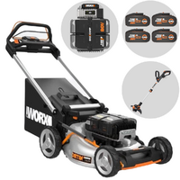 Worx Nitro WG761E - Tagliaerba semovente a batteria - 80V/4Ah - Taglio 51 cm - Scegli tra più configurazioni