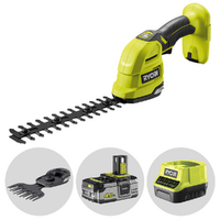 Ryobi RY18GSA-0 - Forbice tagliaerba a batteria - Batteria e caricabatteria