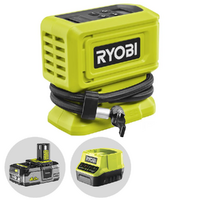 Ryobi RPI18-0 - Compressore a batteria portatile - Batteria e caricabatteria