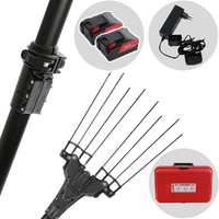 Zanon Murcielago X Lazer AL-200 - Abbacchiatore elettrico con batteria 2x 18V 10Ah - Asta telescopica 180/260 cm