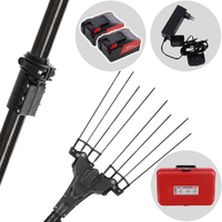 Zanon Murcielago X Lazer AL-300 - Abbacchiatore elettrico con batterie 2x 18V 10Ah - Asta telescopica 220/350 cm