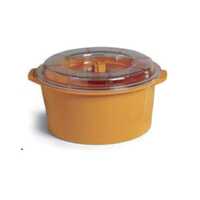 Contenitore per vuoto 2 litri con coperchio - professionale - diamentro 22 cm