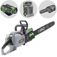 EGO CS1814E - Motosega a batteria 56V 5Ah - Lama da 45cm - Borsa porta motosega in omaggio!