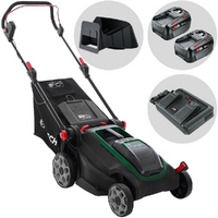 Bosch Rotak18V2-43 - Tagliaerba a batteria - Taglio 43 cm - Batteria e caricabatteria