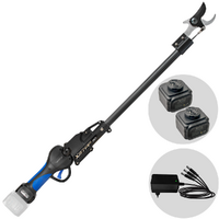 VESCO X37AF - Forbice elettrica su asta a batteria - 90 cm - 2x 21.6V 2.5Ah - Diametro di taglio 37mm