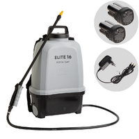 Volpi ELITE 16 PRO TECH - Pompa irroratrice a zaino con lancia in fibra di vetro a batteria - 2X 14.4V 2Ah - 8 bar