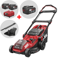SKIL 0135 BA - Tagliaerba a batteria 2x20V/4Ah + in omaggio batteria 20V 4Ah - Taglio 38 cm