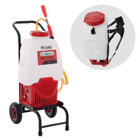 GeoTech SP 250 E - Pompa irroratrice a batteria - A spalla + trolley - 25L