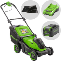 Greenworks MO40L413-01 - Tagliaerba a batteria - 40V/4Ah - Taglio 41 cm