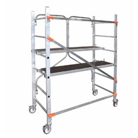 Gierre Flecto Pro - Trabattello in alluminio - Pieghevole - Altezza 1.95 m