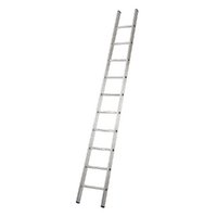 Gierre AL620 - Scala agricola conica in alluminio - 10 gradini - 2.77 m - Altezza stimata operativa 3.65 m