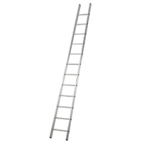 Gierre AL630 - Scala agricola conica in alluminio - 12 gradini - 3.33 m - Altezza stimata operativa 4.13 m