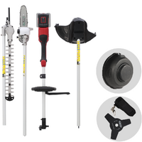 GeoTech X-Line MT-40V - Decespugliatore multifunzione a batteria - 40V - SENZA BATTERIA E CARICABATTERIA