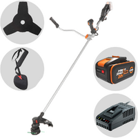 Worx Nitro WG082E - Decespugliatore a batteria - 20 V - 4 Ah