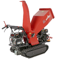Attila ATS 1300 L TRACK - Biotrituratore semovente a cingoli su motocarriola - Motore Loncin da 420CC