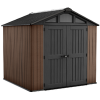 Keter Stronghold 8X8 - Casetta da giardino - Con porta a doppia anta - 252x231x241 cm