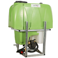 Seven Italy 600L - Gruppo botte irroratrice a trattore - Pompa APS71 - Colore verde