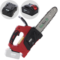 GeoTech X-Line CM-20V - Motosega da potatura a batteria 20V - lama da 25 cm - Batteria e caricabatteria