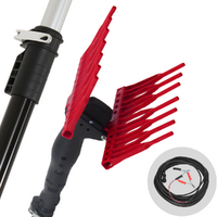 GeoTech Olive Picker 400 EVO - Abbacchiatore elettrico 190/280 cm a batteria tipo auto con cavo in dotazione - Asta telescopica in alluminio