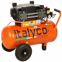 Italyco KP 50/3 OL - Compressore aria elettrico monofase silenziato - Oil-less - Motore 3 HP - 50 lt