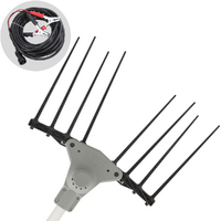 Volpi Super Bomber 285XL - Abbacchiatore a batteria tipo auto con cavo in dotazione - Asta telescopica 240/360cm