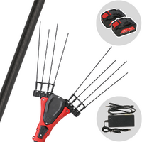 Aima Jaguar Cordless - Abbacchiatore elettrico 245 cm a batteria al litio 2x 21V 9Ah  - Asta fissa - Scegli tra più configurazioni