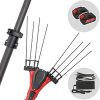 Aima Jaguar Cordless - Abbacchiatore elettrico a batteria - Asta telescopica in carbonio - 190-295cm - 2 x 21V 9Ah - Scegli tra più configurazioni