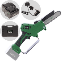 GreenBay TopSaw 6C - Potatore elettrico a batteria - 2 batterie da 16,8V - 2Ah