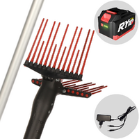 Castellari Olivance EP-S L 18 12V - Abbacchiatore a batteria al litio 18V 7.8Ah - Asta telescopica 220/300 cm - Scegli tra più configurazioni
