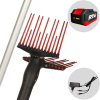 Castellari Olivance EP C 18 12V - Abbacchiatore a batteria al litio 18V 5.2 Ah - Asta telescopica 180/230 cm - Scegli tra più configurazioni