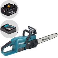 Makita DUC357Z - Elettrosega a batteria - 18V 5Ah - Lama da 35cm - Scegli tra più configurazioni