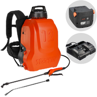Stocker Ergo 12 L - Pompa irroratrice a spalla a batteria - 21 V/ 2.6 Ah - Scegli tra più configurazioni