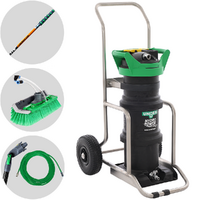 Unger Hydropower Ultra Expert LC DI - Kit per pulizia vetri e pannelli fotovoltaici - Asta nLITE Carbon 24K 170-860 cm