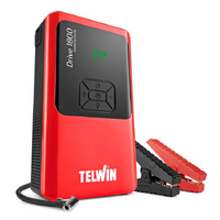Telwin Drive 1800 Kompressor - Avviatore e compressore portatile multifunzione - Power Bank