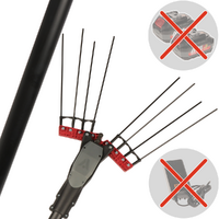 Lisam Imola GP - Abbacchiatore elettrico a batteria - Asta fissa 220 cm - SENZA BATTERIA E CARICABATTERIA