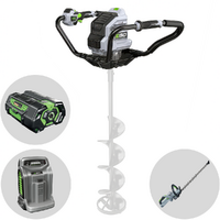 Ego PHA7400E - Trivella a batteria - 56V 5Ah - PUNTA NON INCLUSA - Tagliasiepi in omaggio!