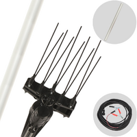 MAORI BXOS 2710 - Abbacchiatore elettrico a batteria 210-310 cm - Asta alluminio + prolunga - Scegli tra più configurazioni